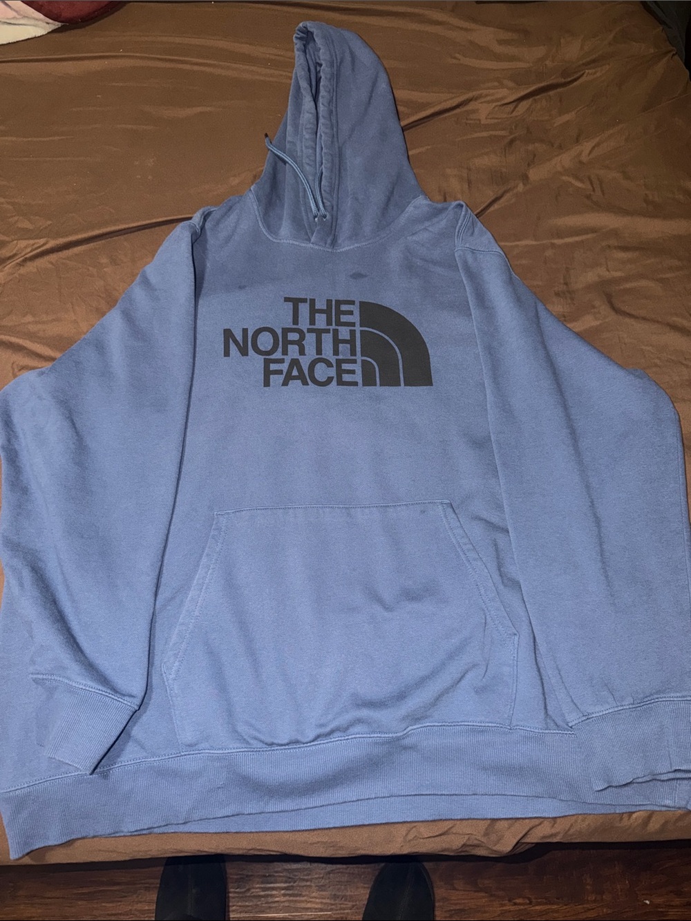 The North Face Men's Dusty Blue Logo Crewneck Hoodie